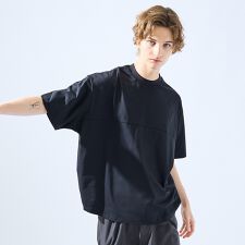 【SORONA】接触冷感 サイドタック 半袖Tシャツ