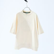 【LACOSTE / ラコステ】トーン・オン・トーンステッチ半袖スウェット /