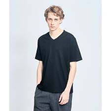 【接触冷感/WEB限定】フリーザー VネックTシャツ /アイスピケ ストレッチ