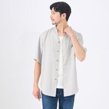 【AH ABAHOUSE/セットアップ対応】アムンゼン キーネック 半袖シャツ