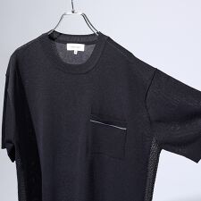 メッシュニット シアーTシャツ/ サマーニット