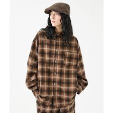 【Revo.レボ】 オンブレーチェックシャツ/ルーズフィット /セットアップ/ユ