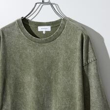 【ピグメント加工】クルーネック半袖Ｔシャツ