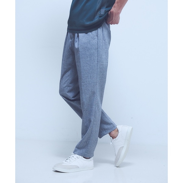 360°HYPER-STRETCH】1プリーツ テーパード イージーパンツ/吸