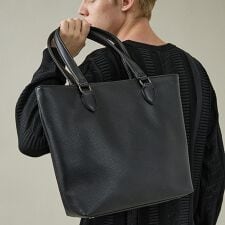 【WEB別注】シボレザー トートバッグ スマートサイズ / 13インチPC対応