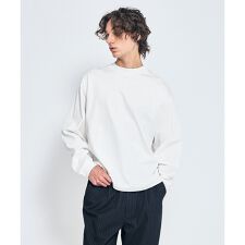 シルケットポンチ モックネック ロンT / オーバーサイズ