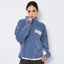 【JOHNBULL/ジョンブル】ARMY スウェットハーフジップ /プルオーバー