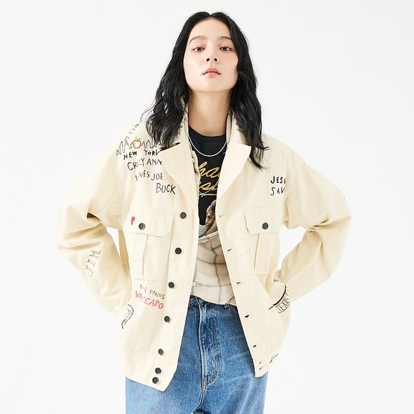 新品【THRIFTY LOOK】DENIM REMAKE JACKET リジット 楽天市場】スリフティルック THRIFTY LOOK デニムジャケット