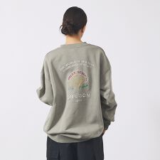 【POLER/ポーラー】EMB PIGMENT DYE CREW/ピグメント加工