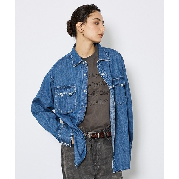 アバハウス（ABAHOUSE）/【JOHNBULL/ ジョンブル】ウェスタンデニムシャツ/ダンガリーシャツ JOHNBULL/ ジョンブル】ウェスタンデニムシャツ/ダンガリーシャツ