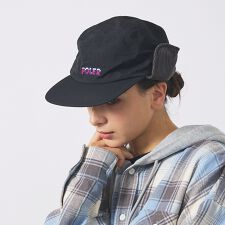 アバハウス(ABAHOUSE)の【POLER / ポーラー】NYLON FLAP CAP / ナイロン フラップ
