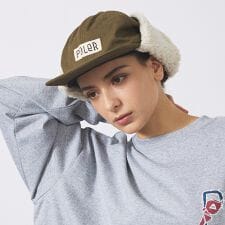 アバハウス(ABAHOUSE)の【POLER / ポーラー】2WAY COTTON BOA FLAP CAP /