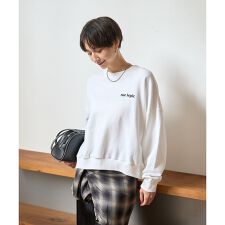 cafe graphic バックプリント スウェット オーバーサイズ / ユニセ