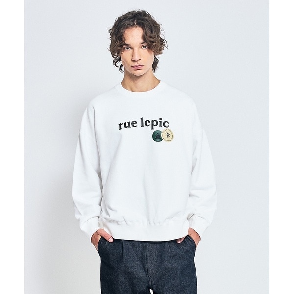 CAFE graphic ロゴプリント スウェット オーバーサイズ / ユニセッ