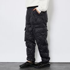 【TAION / タイオン】ミリタリー カーゴ ダウンパンツ/防寒/保温性/ユニ