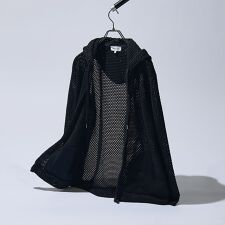 メッシュニット ダブルジップパーカー