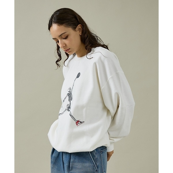 THRIFTY LOOK 】JUMP SKULL CREW SWEAT/ユーズ | アバハウス(ABAHOUSE