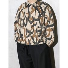 【PENNY‘S】PRINTED ENGINEER SHORT JACKET/ミ