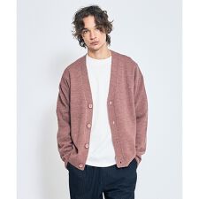 ウールミックス ブークレーニット カーディガン