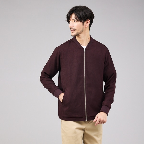 未使用❗️AIGLE 撥水　リブカラー　ショートジャケット　ボンバージャケット セール】 撥水 リブカラー ショートジャケット （ブルゾン）｜AIGLE