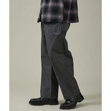 【DICKIES / ディッキーズ】TCツイル/デニム ワイドストレートパンツ（