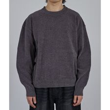 【AH ABAHOUSE】ハイゲージモール クルーネックニット