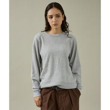 【JEMORGAN/ジェーイーモーガン】CVCワッフル ラグラン裾ラウンドL S