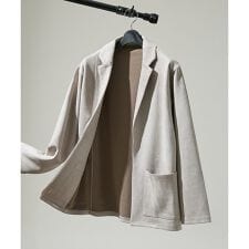 【セットアップ対応】ネオスエード ジャケット カーディガン / ダンボールニット