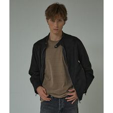 【セットアップ対応】ネオスエード ライダースジャケット / ダンボールニット