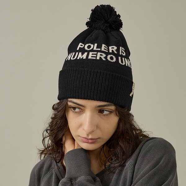 [}C]yPOLER / |[[zPOM BEANIE / | r[j[ /jZb/AonEXiABAHOUSEj ubN