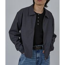 【AH ABAHOUSE】クロップド ダブルジップアップブルゾン