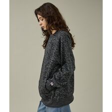 【JEMORGAN /ジェーイーモーガン】ニットフリースクルーネックトレーナー/