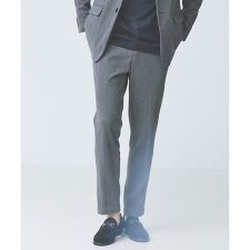 【セットアップ対応】ヘリンボーン ジャガード ニットスラックス