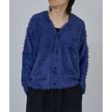 【AH ABAHOUSE】ロングシャギー ニットカーディガン