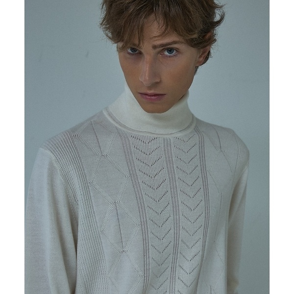 Toironier／トワロニエ／Zip Waffle Knit Hoodie | ガーデン(GARDEN