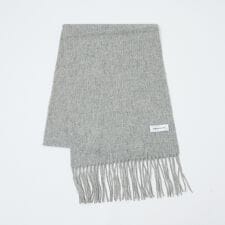 ウール×カシミヤ フリンジ マフラー / ON・OFF兼用