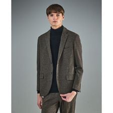 【セットアップ対応】WOOL×COTTON ムリネ ジャージー ジャケット /