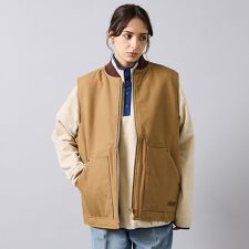【POLER/ポーラー】DUCK CANVAS VEST/中綿/ユニセックス【W
