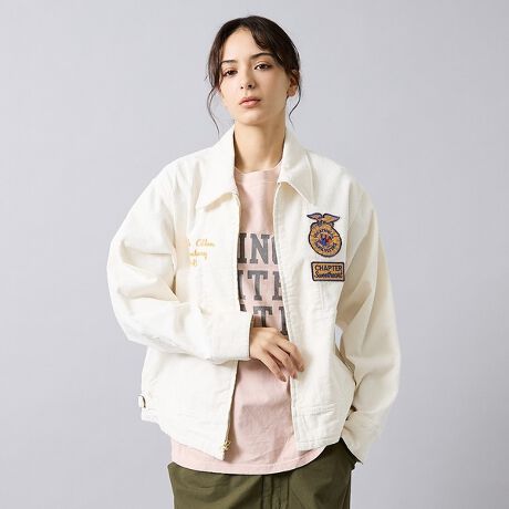 [^ԁF04520030005]THRIFTY LOOK XteBbN /  FFA JACKET50S FFA JACKET̃A[JCuAbvf[g܂BFFAiFuture Farmers AgriculturejWPbg1928NݗAAJ̍_ƊwZ̃jtH[EFAŏBƂɈႤhJAp҂̖O{ĂWPbgłB̃fBeB[𐶂AIȃbNXtBbg̃p^[ŁACi[̃C[hLACeɏグ܂Btg̃t@Xi[̓~^[ł̗pĂAn1936NIDEALЂ̃t@Xi[gpĂ܂Bfނ14W RbgR[fC͓VR@ۂ̌oNωy߂fނłB[NEGAD̃~V̂ɁAԎ̎ōׂ~Vsb`łAJɖDグĂ܂Bɒpɕׂ̂镔͐n킹xグĂ܂Bw̃`[tɌÒł̏ȂFROLIDABHAINES CITYByTHRIFTY LOOK/XteB[bNzTHRIFTSHOP/XtgVbv́AAJ̍xOɂ悭nɈ邨XB[hZ[̂悤łāAt[}[Pbĝ悤ŁA݂ȂWR~jeB[̂悤ł܂BBe[WAÒAƂɂ͒N̎vo܂JbWACe␧܂ŁAbNɕԂƂBXԂ́Aߏ̂₨΂Buq́AǂHvuÂ͌HvȂĉb͂ށAꏊBTHRIFTY LOOK/XteB[bŃAuÒvƂӖłBłÃACe͌ÒƂ킯ł͂܂BĎgx[VbNȃACeIсAÂ悫AJ̃X^CɌhӂ߂THRIFTY LOOK/XteB[bŃu邵v܂B Welcometo our THRIFT SHOPÍAVTHRIFTY LOOK/XteB[bNIł݂ĂI