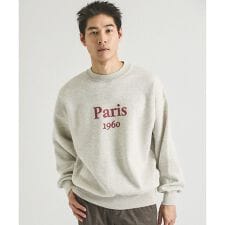 スウェットライク ロゴニット プルオーバー