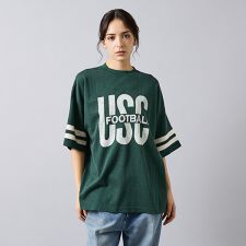 【REMI RELIEF / レミ レリーフ】  R/C天竺 フットボールTシャ