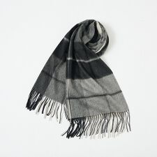 【カシミヤ100％】チェック柄 マフラー 60×160