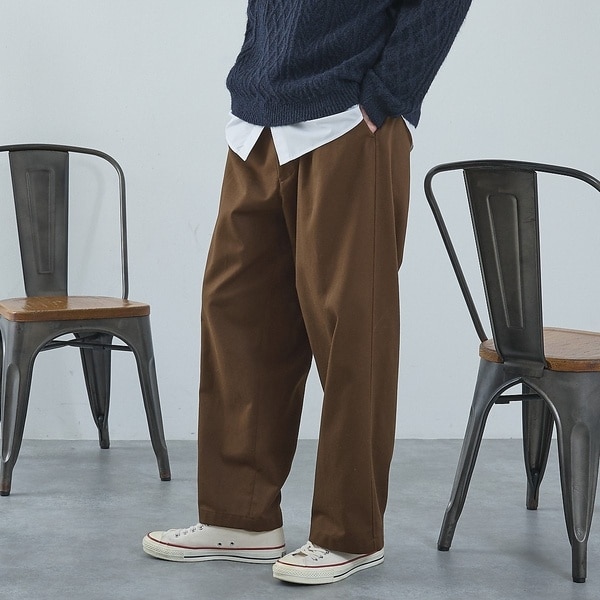 ハイツイストコットン ワイドトラウザーズ | アバハウス(ABAHOUSE
