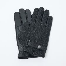 Harris Tweed ベルト付きグローブ / タッチパネル対応