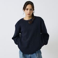 【LUCEBER/ルースバー】CREWNECK JAQUARD /クルーネック
