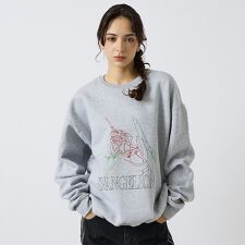【EVANGELION x FRUIT OF THE LOOM】刺繍 クルーネッ