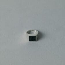 【UNISEX】SIGNET SQUARE RING / シグネットスクエア リ