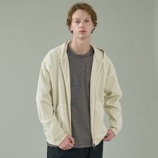 フェード ポンチ　ダブルジップパーカー