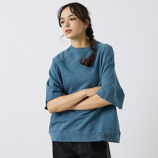 【LUCEBER/ルースバー】 PIGMENT S/S SWEAT/ピグメントシ