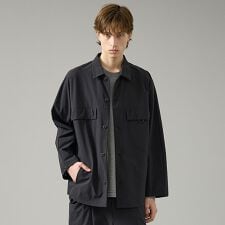 【CORDURA】TUCK＆DARTS コーデュラナイロン シャツブルゾン /